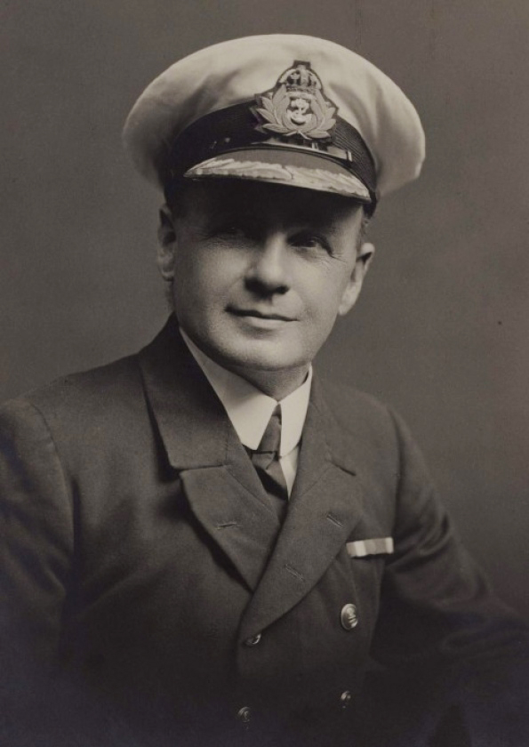 Black and white photograph of Charles Lightoller